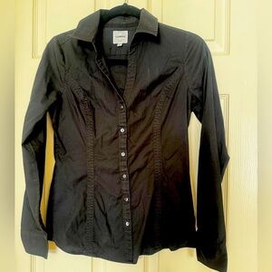 Express The Essential Fitted Shirt size small